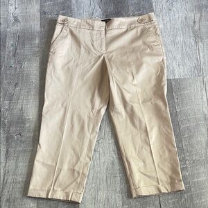 Talbots Capri Khaki Pant
